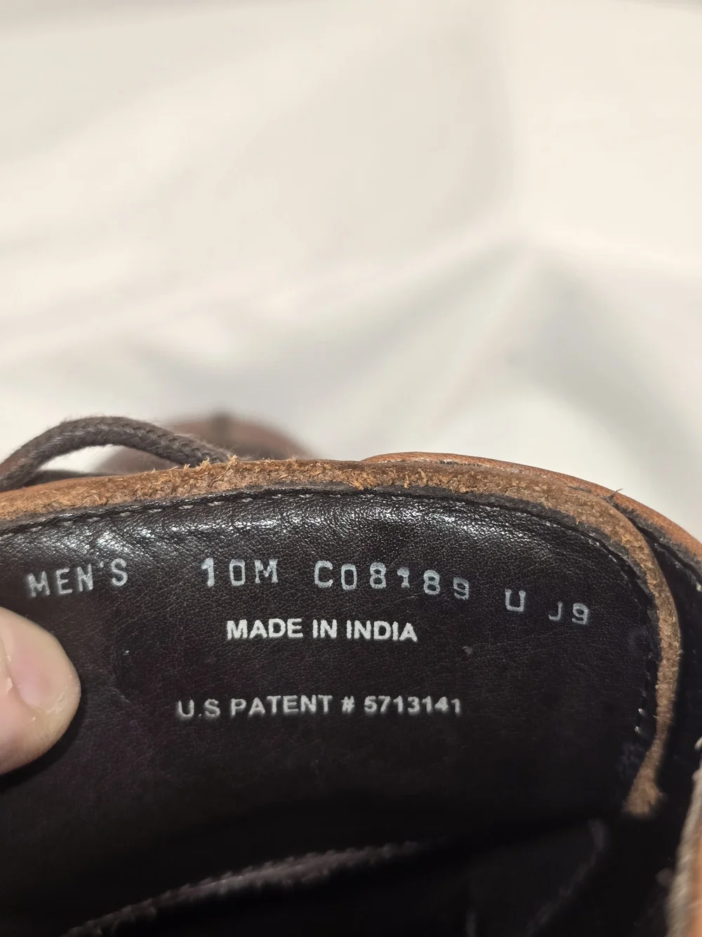 Cole Haan Brown Leather Derby Lace-Up Dress Shoes